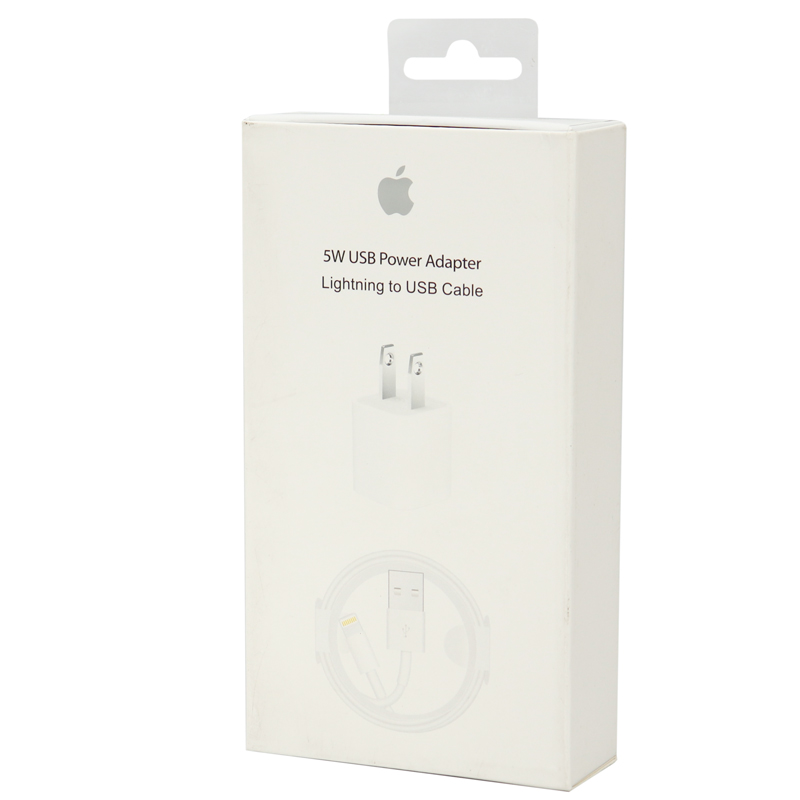 شارژ دیواری اورجینال iPhone 5W + کابل آیفونی - 2