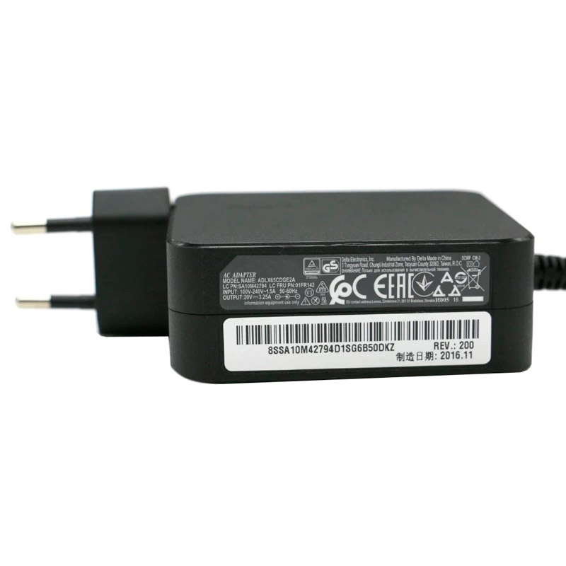 شارژر اورجینال لپ تاپ لنوو مربعی Lenovo 20v 3.25A - 4