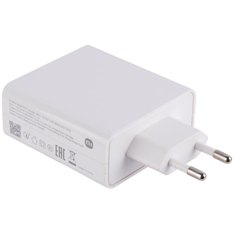 شارژر دیواری 120 وات شیائومی MDY-13-EZ QC3.0 PD 6.1A + کابل تبدیل تایپ سی - 4