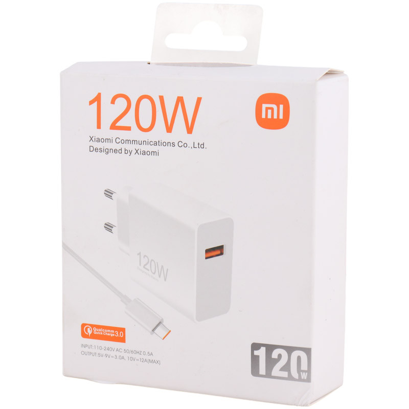 شارژر دیواری 120 وات شیائومی MDY-13-EZ QC3.0 PD 6.1A + کابل تبدیل تایپ سی - 7