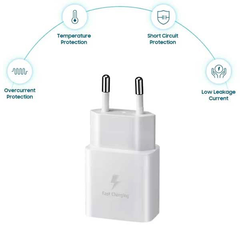 شارژر دیواری 15 وات سامسونگ اصلی EP-T1510 PD 2A - 5