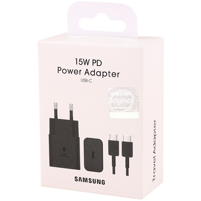 شارژر دیواری 15 وات سامسونگ EP-T1510 PD 2A + کابل تبدیل تایپ سی - 2