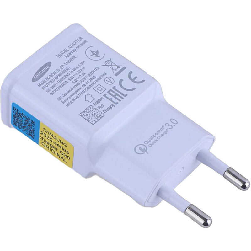 شارژر دیواری 15 وات سامسونگ Galaxy S6 EP-TA20EWE QC3.0 2A - 3