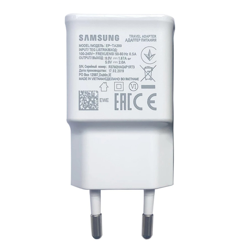 شارژر دیواری 15 وات سامسونگ S10 Plus EP-TA200 PD 2A - 5