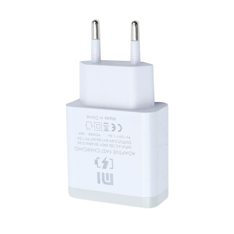 شارژر دیواری 18 وات شیائومی QC3 PD