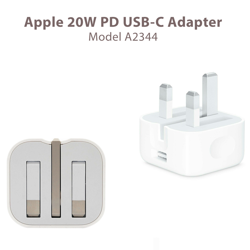شارژر دیواری 20 وات اپل A2344 PD 3A - 3