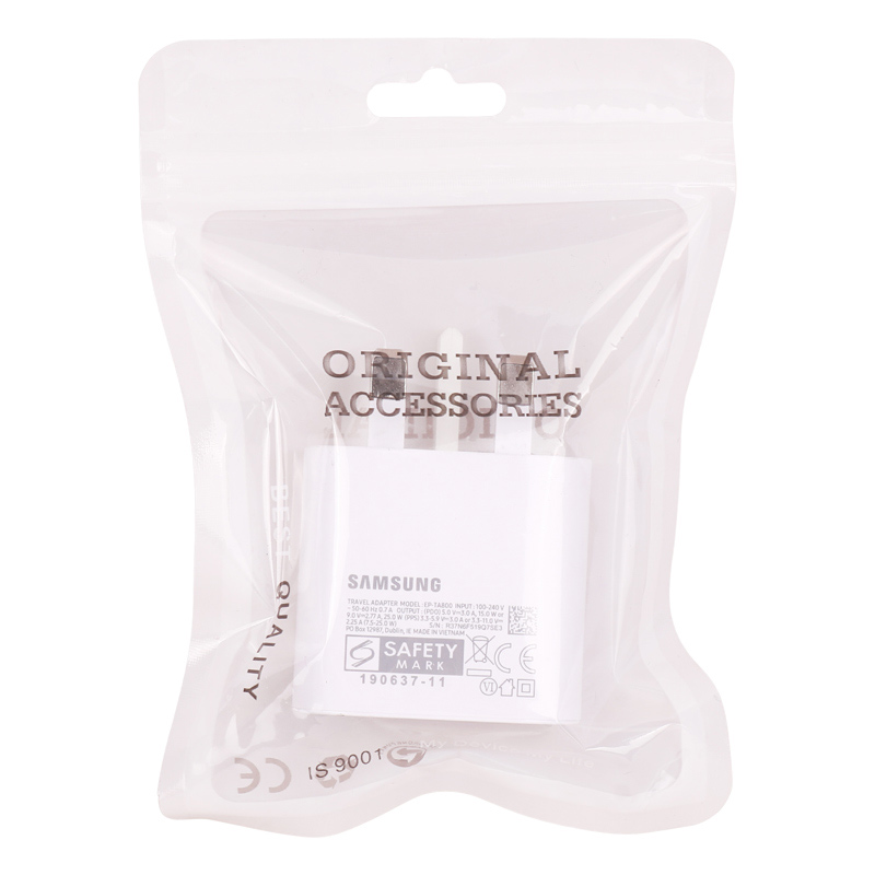 شارژر دیواری 25 وات سامسونگ EP-TA800 3Pin PD 3A سرجعبه - 2