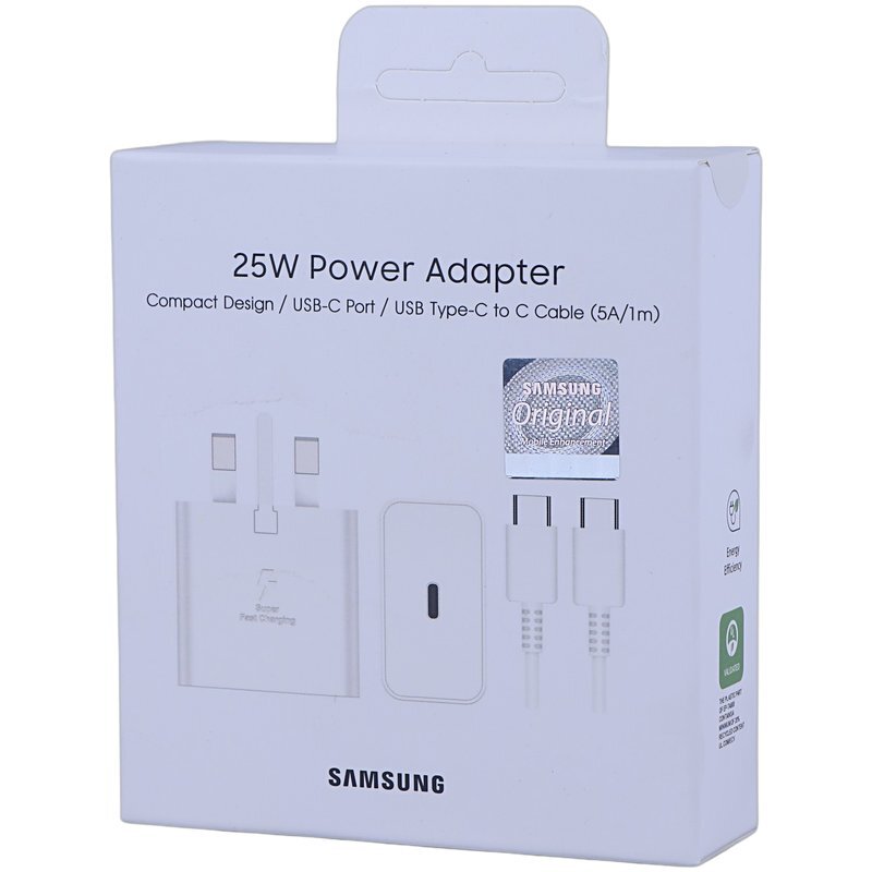 شارژر دیواری 25 وات سامسونگ EP-TA800 PD3.0 + کابل تایپ سی - 3