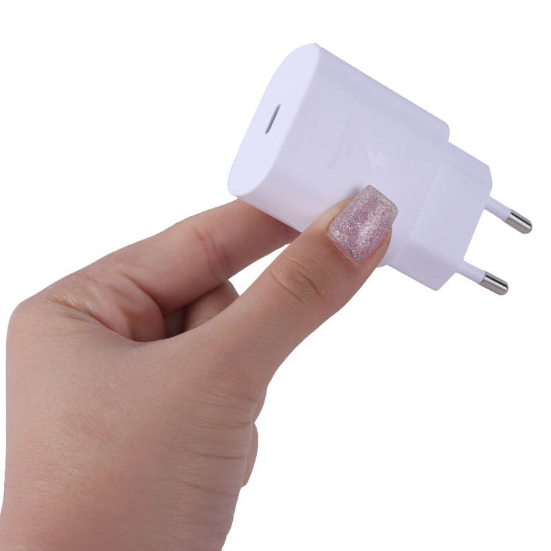 شارژر دیواری 25 وات سرجعبه سامسونگ GP-PTU021SOCWP PD 3A - 7