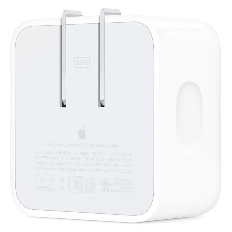 شارژر دیواری 35 وات اپل iPhone MHJ83LL/A A2571 3A - 3