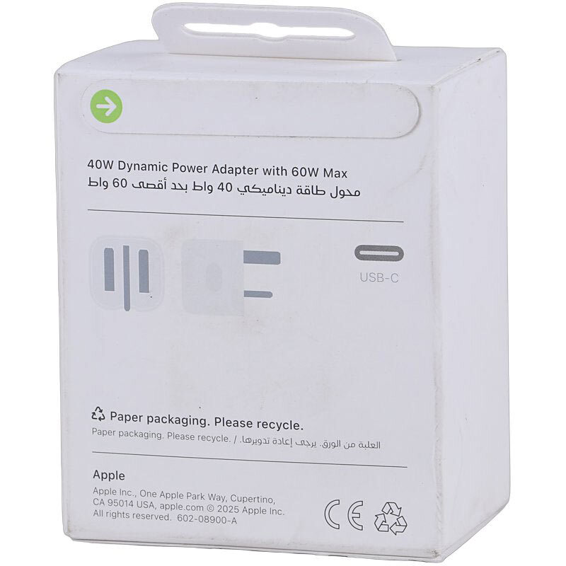 شارژر دیواری 40 وات داینامیک اپل MGTV4B/A سرجعبه - 5