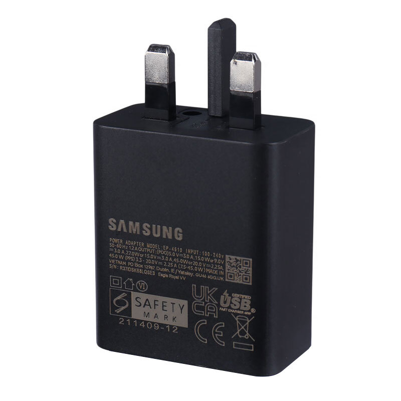 شارژر دیواری 45 وات سامسونگ EP-T4510 PD 3A + کابل تبدیل تایپ سی - 7