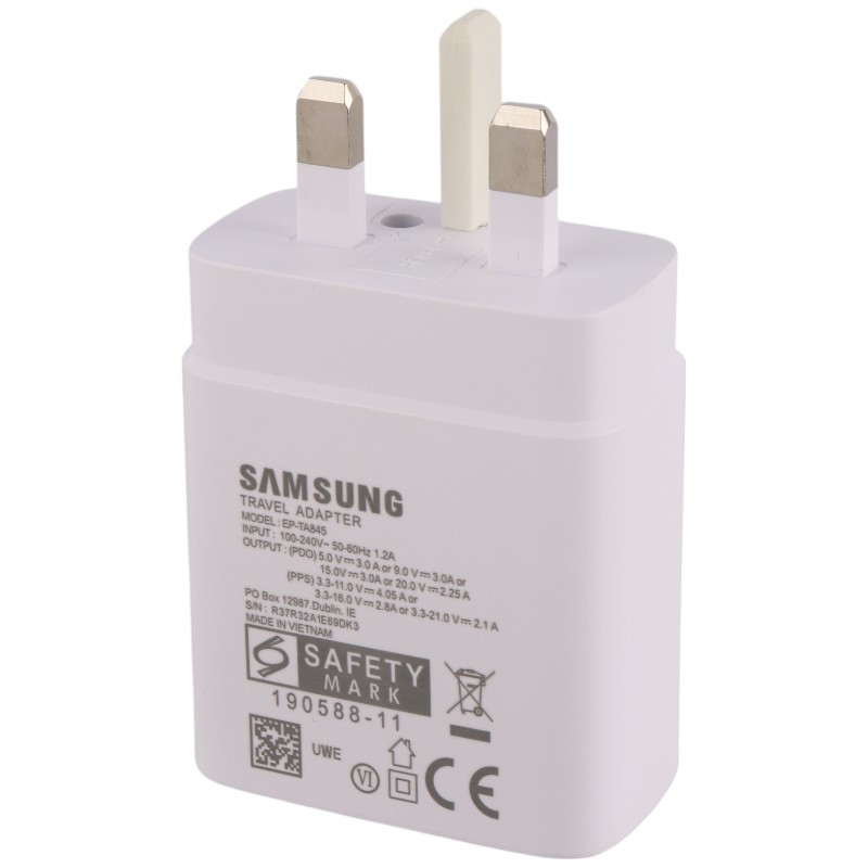 شارژر دیواری 45 وات سامسونگ EP-TA800 PD 3A + کابل تبدیل تایپ سی - 8