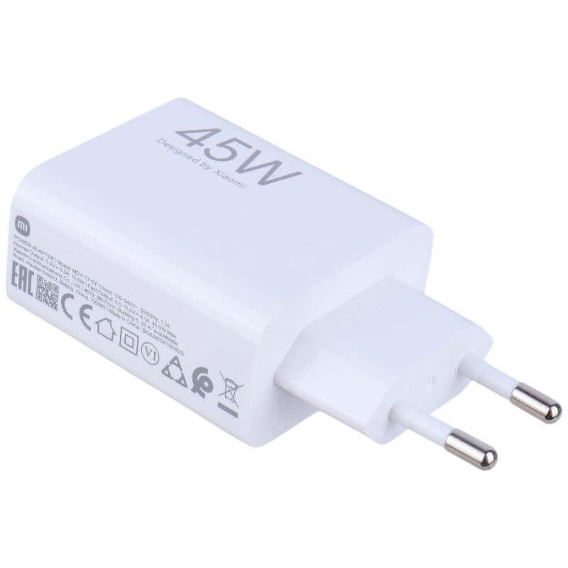 شارژر دیواری 45 وات شیائومی MDY-17-EF PD 3A سرجعبه + کابل تایپ سی - 4