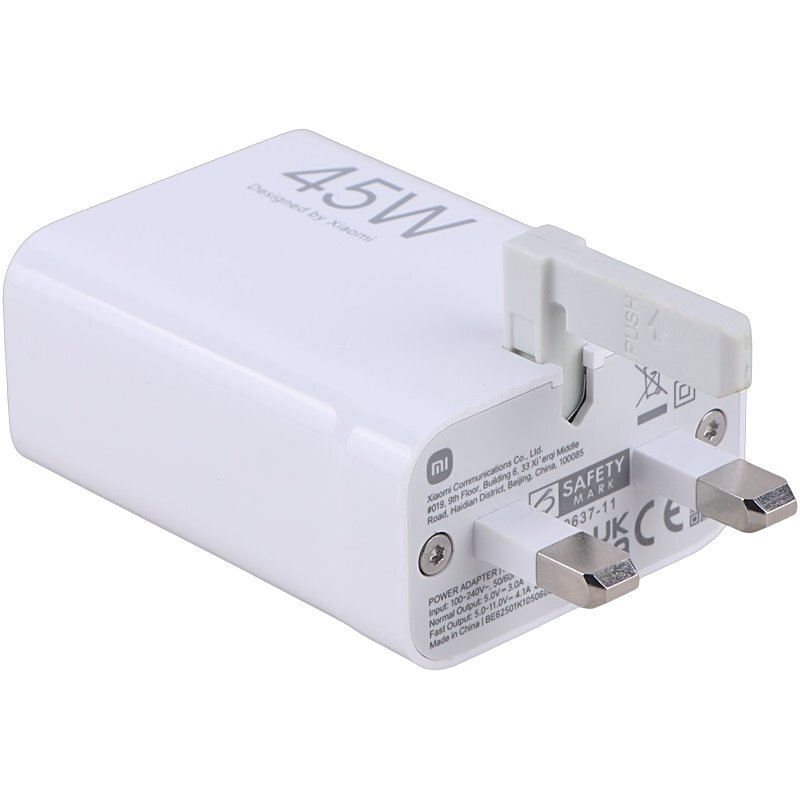 شارژر دیواری 45 وات شیائومی MDY-17-EG PD 4.1A سرجعبه + کابل تایپ سی - 3