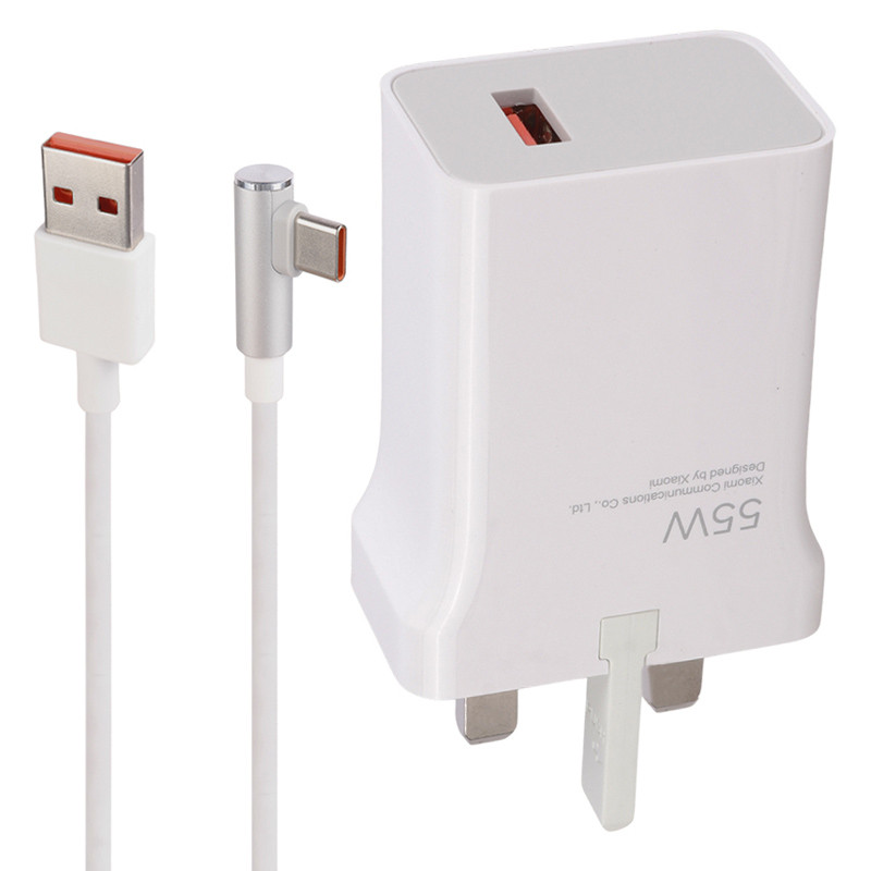شارژر دیواری 55 وات شیائومی Redmi Note 12 Pro PD 5A سرجعبه + کابل تایپ سی و جعبه گوشی - 2
