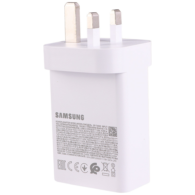 شارژر دیواری 65 وات سامسونگ EP-T6530 PD 3.25A - 5