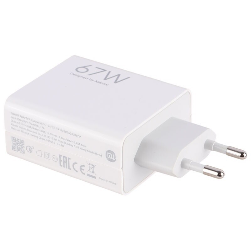 شارژر دیواری 67 وات شیائومی MDY-12-ES QC3.0 PD 6.1A + کابل تایپ سی - 4