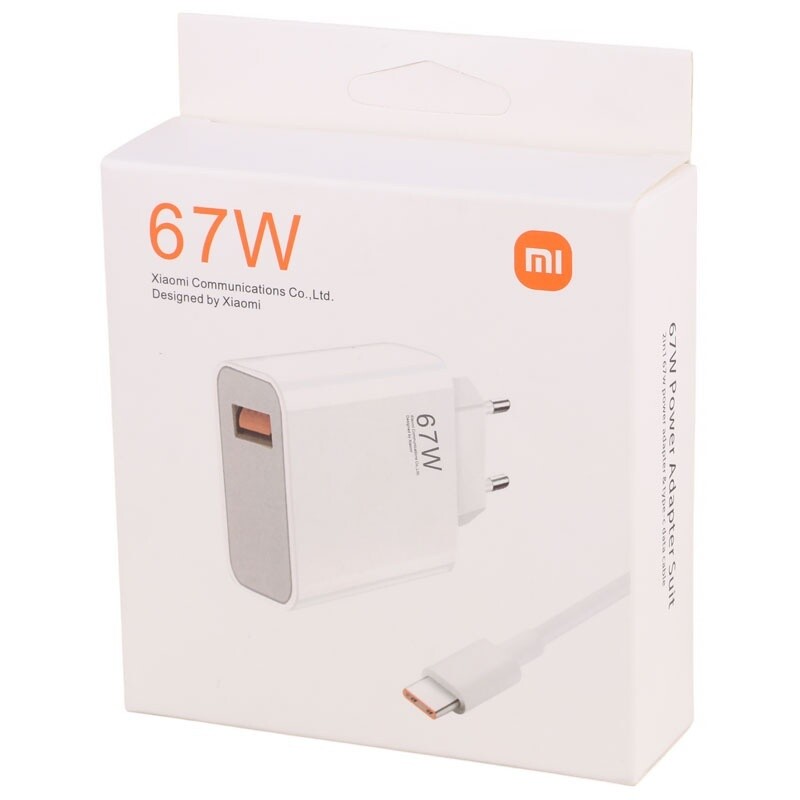شارژر دیواری 67 وات شیائومی MDY-12-ES QC3.0 PD 6.1A + کابل تایپ سی - 7