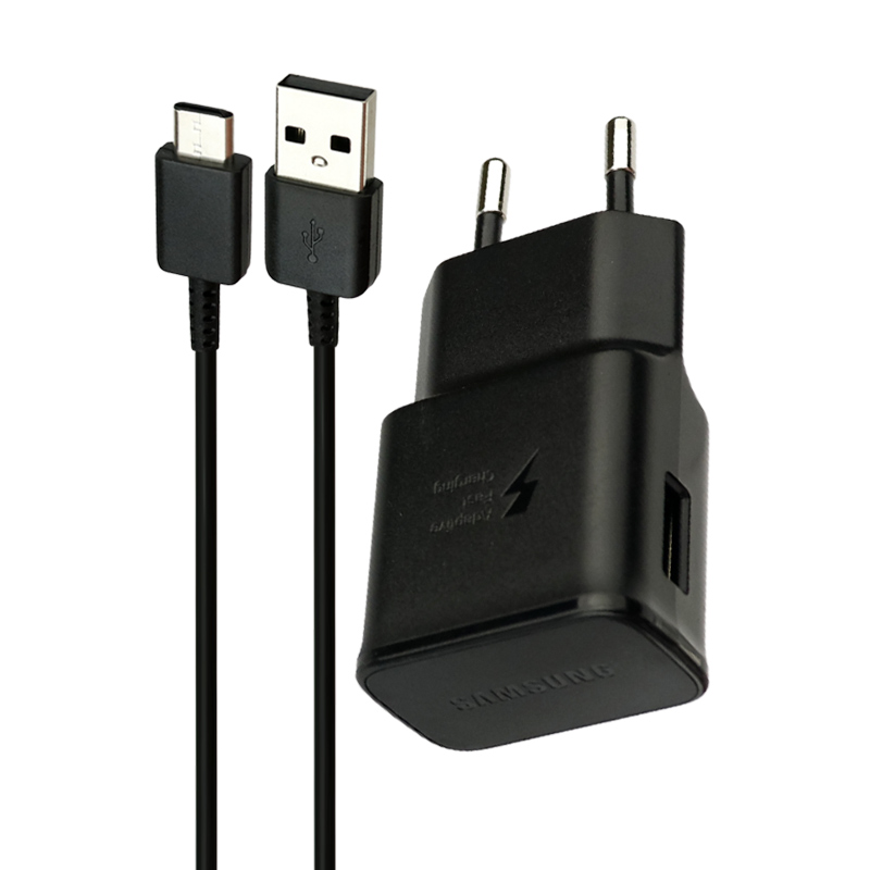شارژر دیواری اورجینال 15 وات سامسونگ S8 EP-TA200 2A + کابل تایپ سی - 3