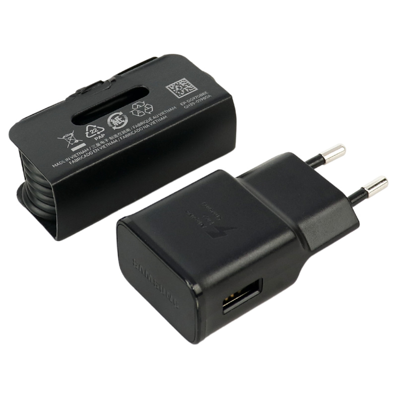 شارژر دیواری اورجینال 15 وات سامسونگ S8 EP-TA200 2A + کابل تایپ سی - 6