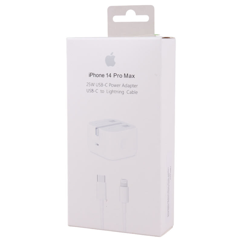 شارژر دیواری اورجینال 20 وات اپل iPhone 14 Pro Max PD 3A + کابل آیفونی - 2