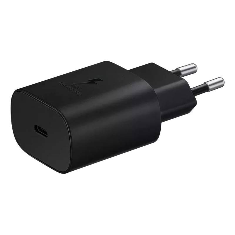 شارژر دیواری اورجینال 25 وات سامسونگ EP-TA800NBE PD 3A + کابل تبدیل تایپ سی - 8