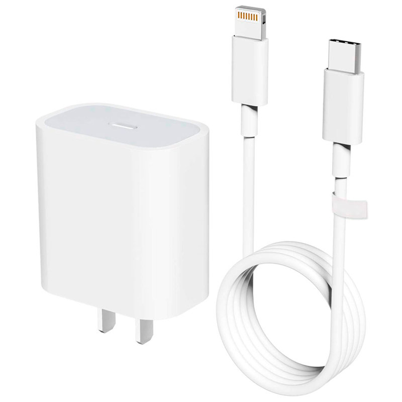 شارژر دیواری فست شارژ iPhone 11 Pro Max پکدار + کابل آیفونی - 3