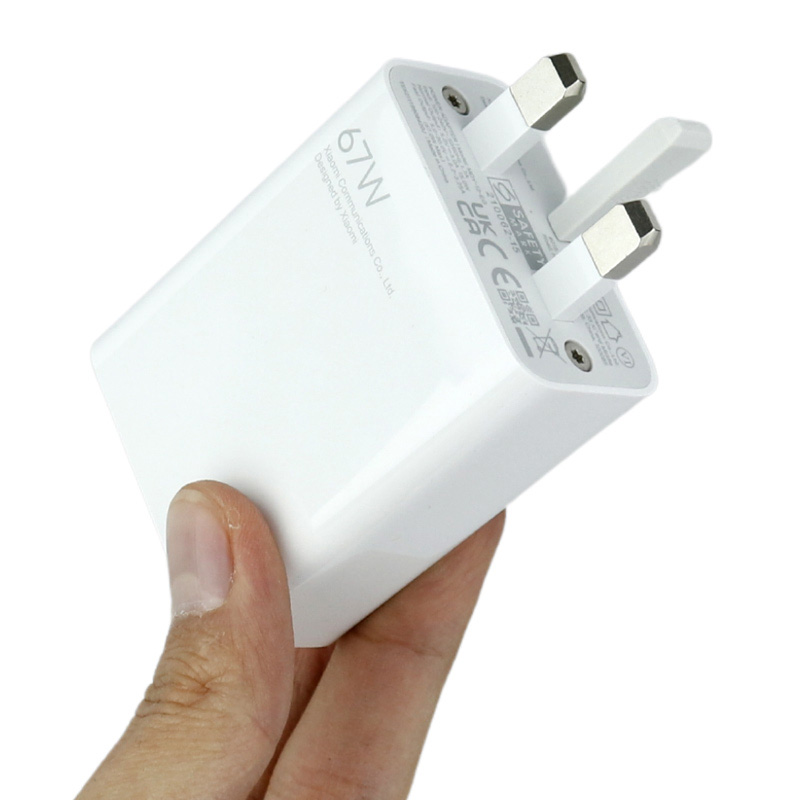 شارژر دیواری فست شارژ Xiaomi 11T/Redmi 10 6.1A QC3 PD 67W + کابل تایپ سی و جعبه گوشی - 2
