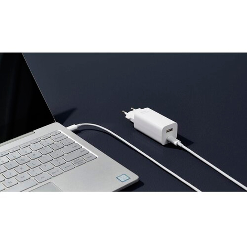 شارژر دیواری فست شارژ Xiaomi AD652GEU 2Port 5A 65W + کابل تایپ سی - 6