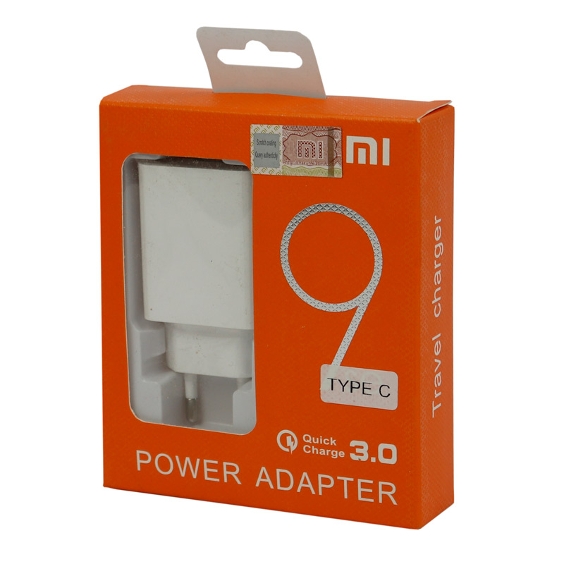 شارژر دیواری فست شارژ Xiaomi MDY-08-EH 3A QC3 PD + کابل Type-C - 2