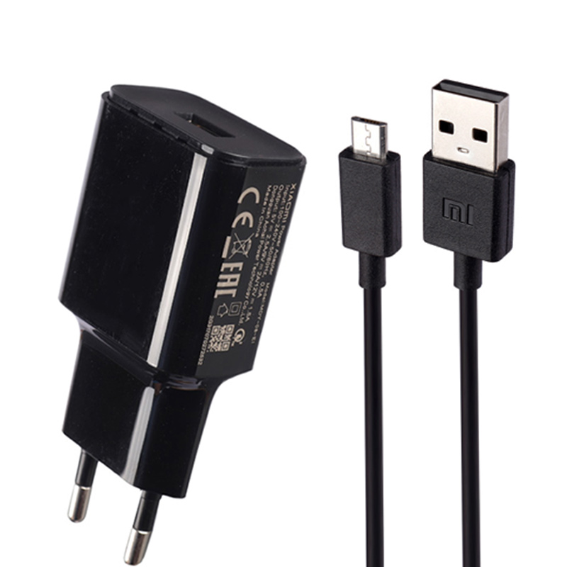شارژر دیواری فست شارژ Xiaomi MDY-08-EI 2.5A QC3 PD + کابل میکرو یو اس بی - 3