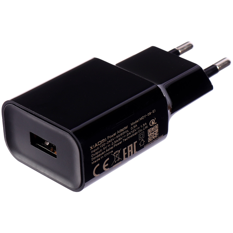 شارژر دیواری فست شارژ Xiaomi MDY-08-EI 2.5A QC3 PD + کابل میکرو یو اس بی - 4