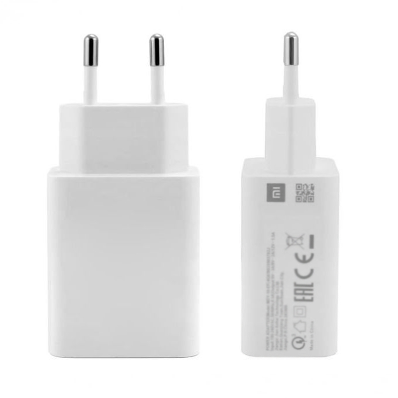 شارژر دیواری فست شارژ Xiaomi MDY-10-EF 3A QC3 سرجعبه + کابل Type-C - 3