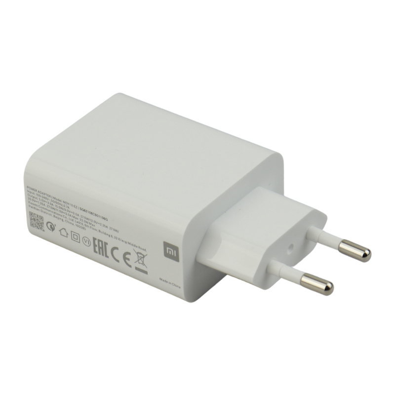 شارژر دیواری فست شارژ Xiaomi Mi 11/13 Lite 5G 3A QC3 PD 33W سرجعبه + کابل Type-C و جعبه گوشی - 4