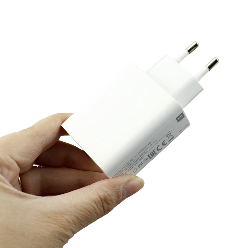 شارژر دیواری فست شارژ Xiaomi Mi 11/13 Lite 5G 3A QC3 PD 33W سرجعبه + کابل Type-C و جعبه گوشی - 7
