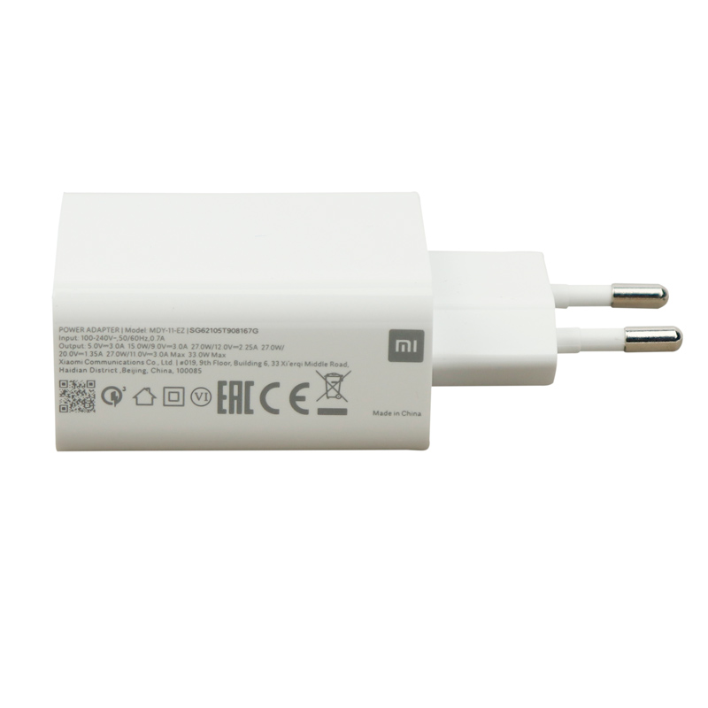 شارژر دیواری فست شارژ Xiaomi Poco X3 Pro QC3 PD 33W سرجعبه + کابل Type-C و جعبه گوشی - 5