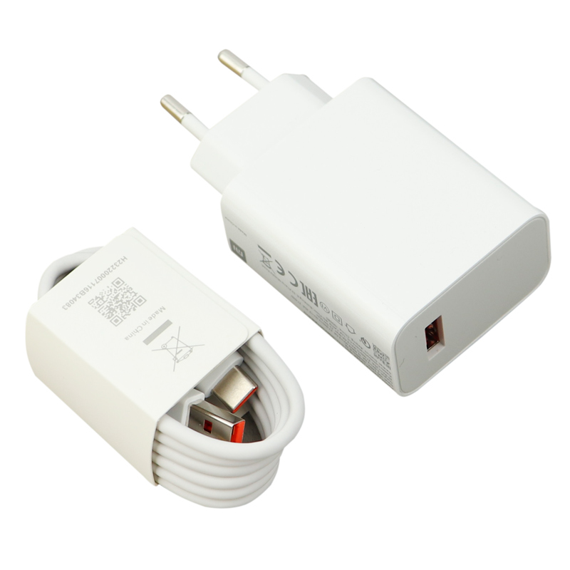 شارژر دیواری فست شارژ Xiaomi Poco X3 Pro QC3 PD 33W سرجعبه + کابل Type-C و جعبه گوشی - 7