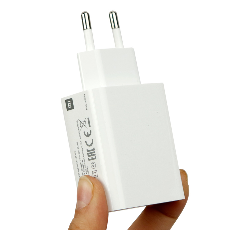 شارژر دیواری فست شارژ Xiaomi Redmi Note 10 Pro 3A QC3 PD 33W سرجعبه + کابل Type-C و جعبه گوشی - 5