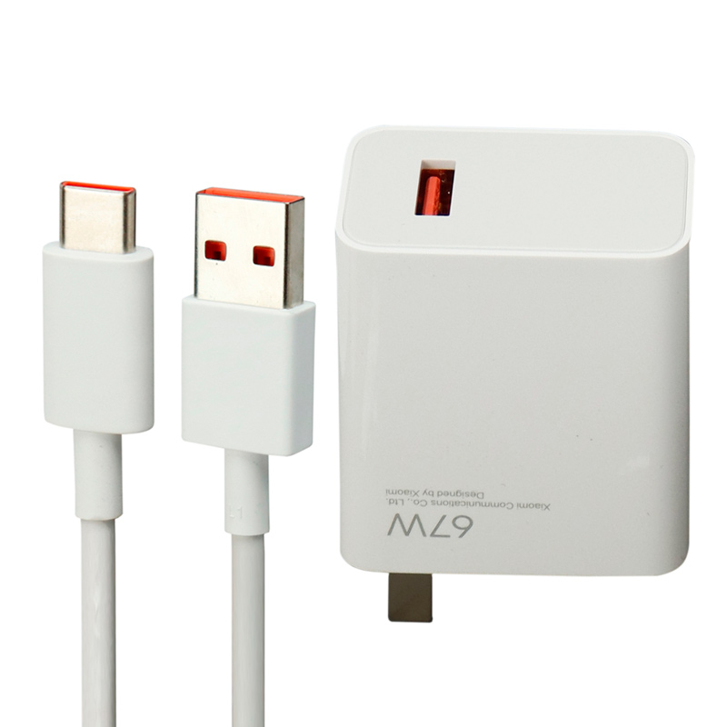 شارژر دیواری فست شارژ Xiaomi Redmi Note 10 Pro 3A QC3 PD 67W سرجعبه + کابل Type-C و جعبه گوشی - 2