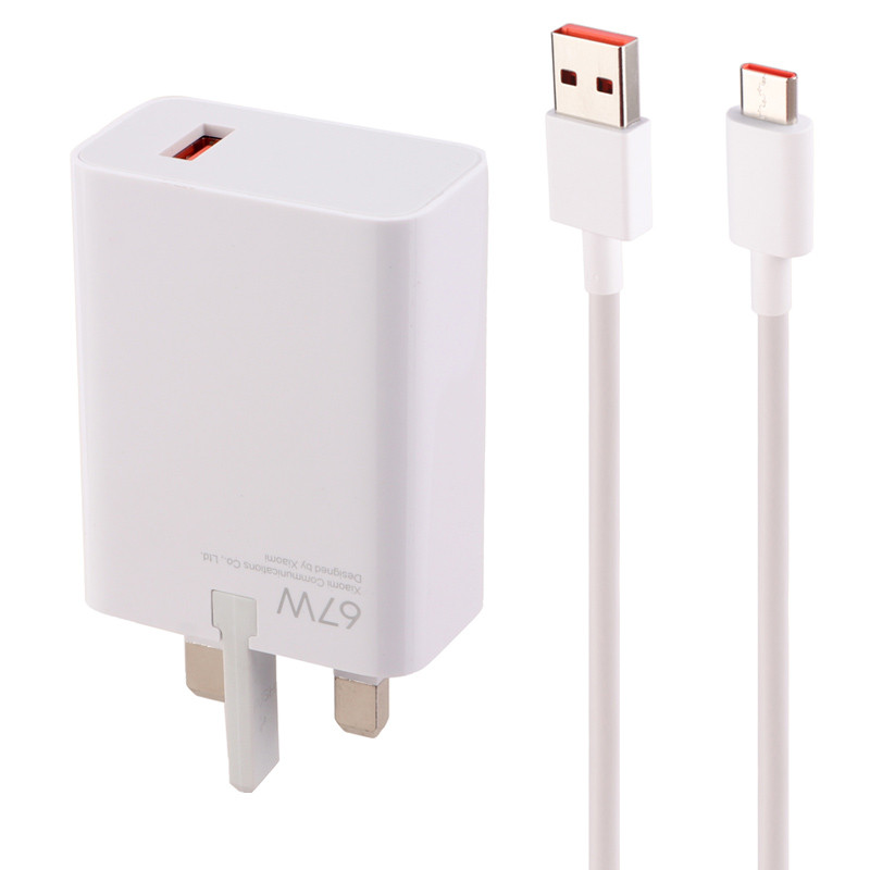 شارژر دیواری فست شارژ Xiaomi Redmi Note 11/12 Pro 5G 6.21 QC3.0 PD 67W + کابل تایپ سی و جعبه گوشی - 2