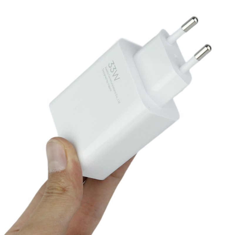 شارژر دیواری فست شارژ Xiaomi Redmi Note 11S/10S 3A QC3.0 PD 33W + کابل تایپ سی و جعبه گوشی - 5