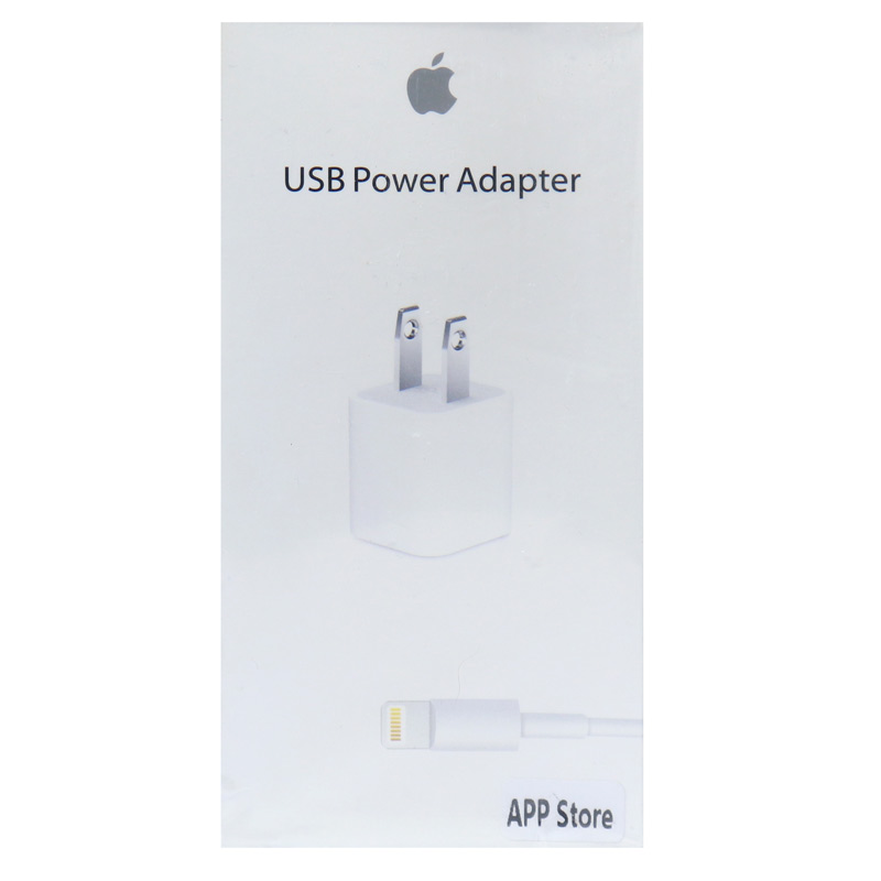 شارژر دیواری iPhone APP Store MB707ZM 1A + کابل آیفونی - 5