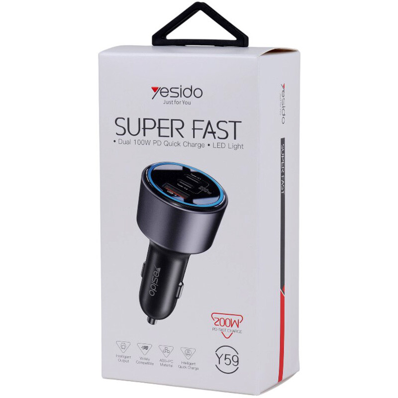 شارژر فندکی 200 وات یسیدو Y59 - 6