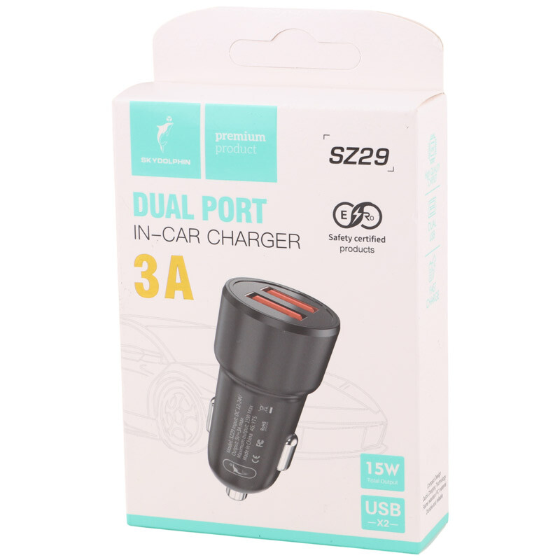 شارژر فندکی 15 وات اسکای دلفین SZ29 - 6