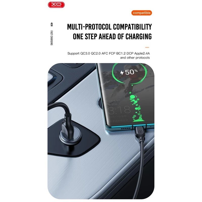 شارژر فندکی 18 وات ایکس او XO-CC46 - 7