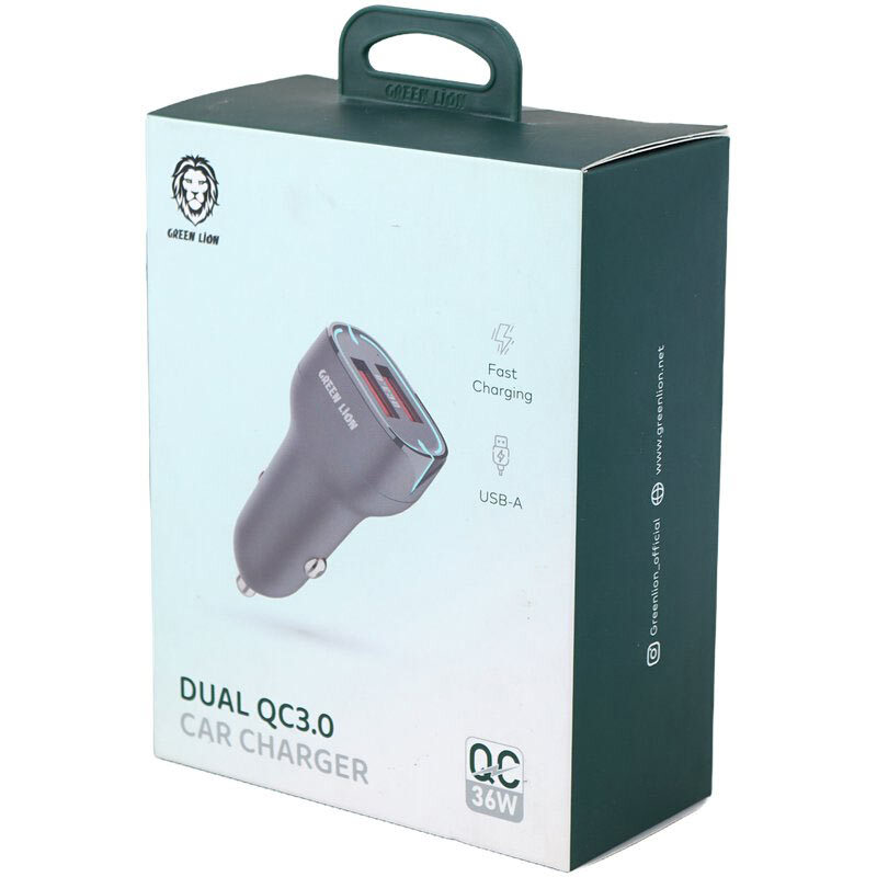 شارژر فندکی 36 وات گرین لاین GL-WC10 GNCCDLQCBK - 6