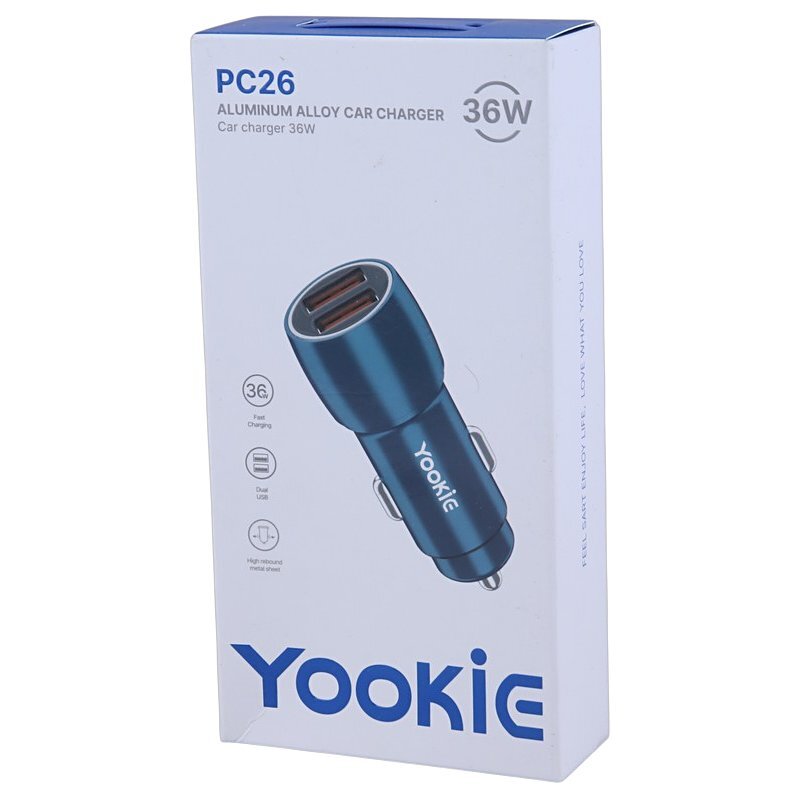شارژر فندکی 36 وات یوکی PC26 - 8