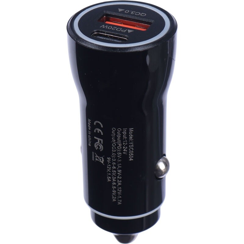 شارژر فندکی 20 وات CC-63 - 2