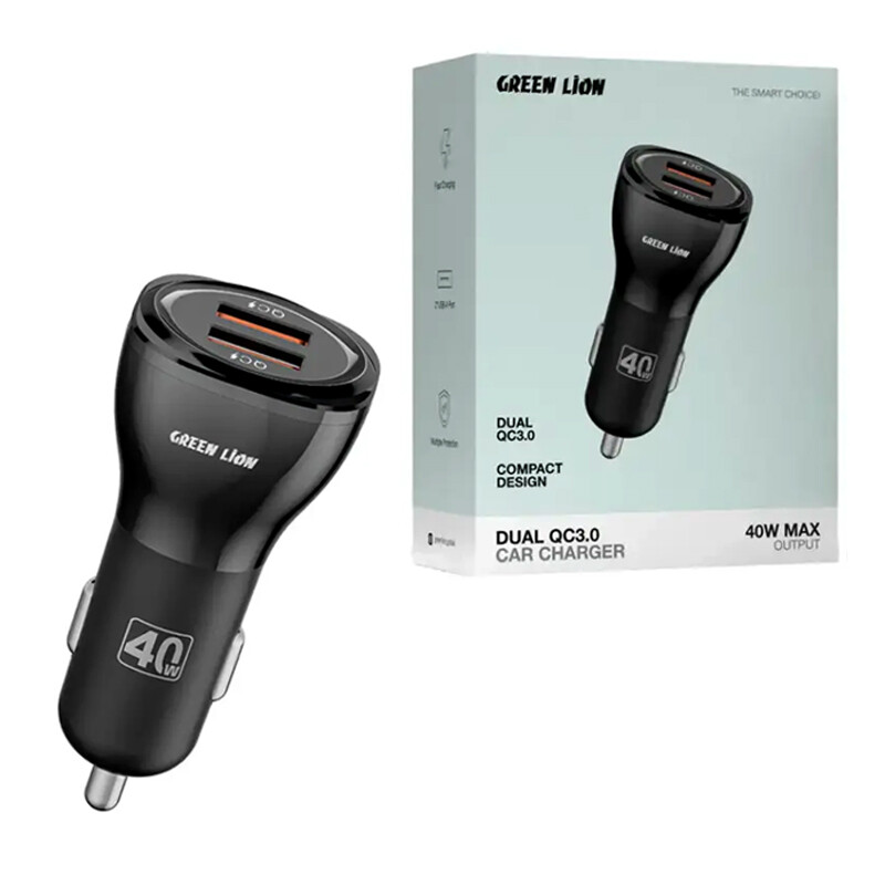 شارژر فندکی 40 وات گرین لاین GL-CC9